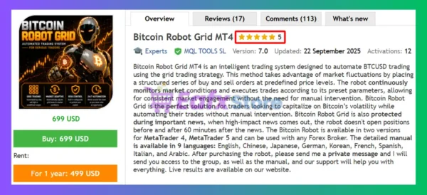 Introduction to Bitcoin Robot Grid MT4