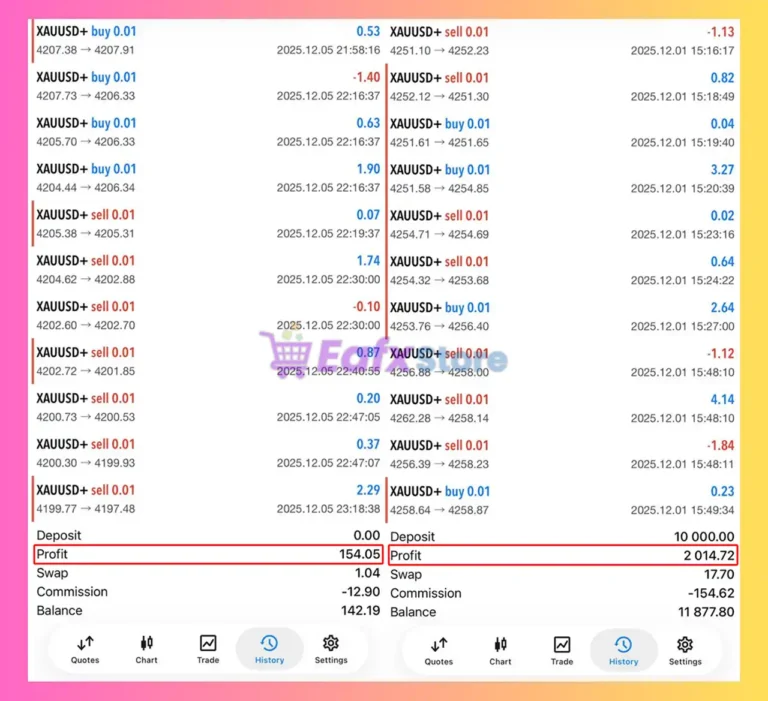 JS Hedging Pro MT5 Trading Results