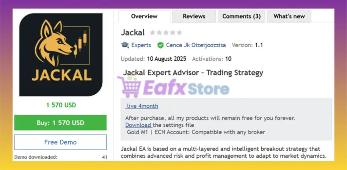 Jackal EA MT5 Overview