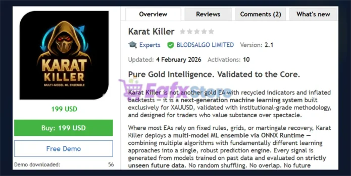 Karat Killer EA MT5 Review