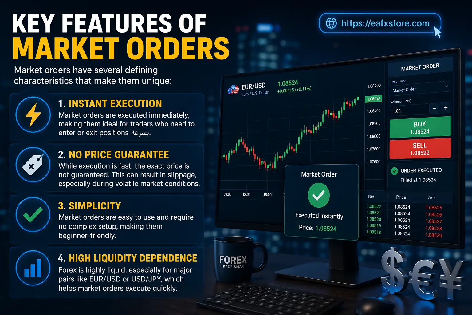 Key Features of Market Orders