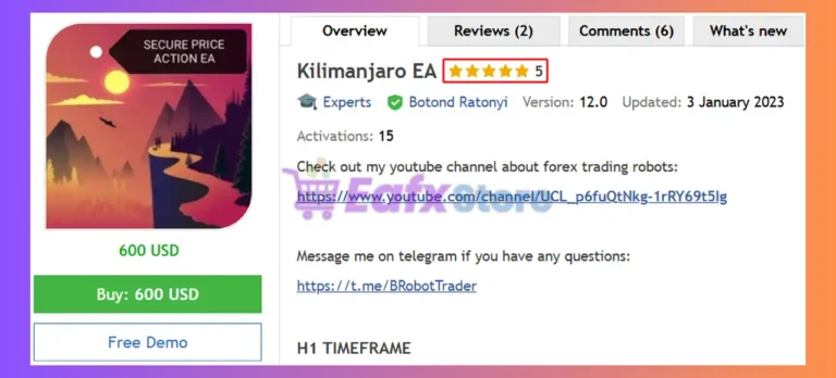 Kilimanjaro EA MT4 Review