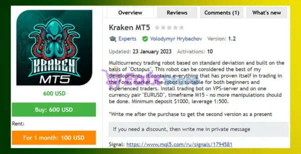Kraken MT5 Review