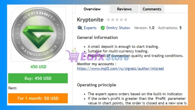 Kryptonite EA MT4 Review