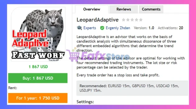 LeopardAdaptive EA MT4 Review