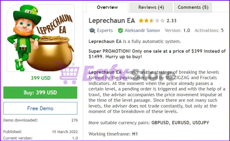 Leprechaun EA Overview