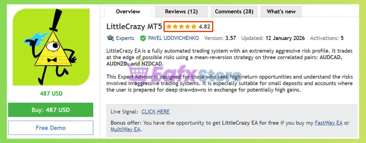 LittleCrazy MT5 Reviews