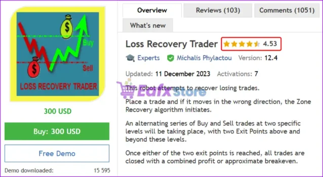 Loss Recovery Trader MT4 Overview