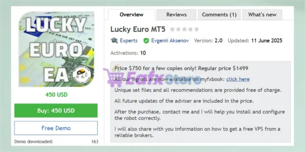 Lucky Euro MT5 Overview