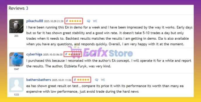 Lumeris EA MT5 is rated 5 stars