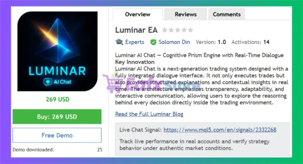 Luminar EA MT5 Overview