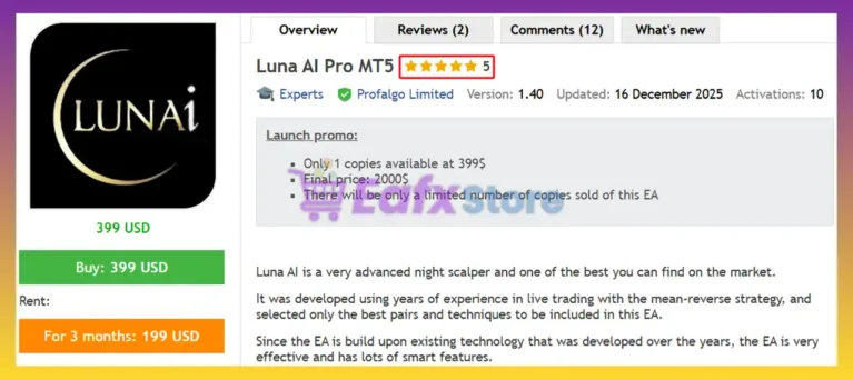 Luna AI Pro MT5 Review