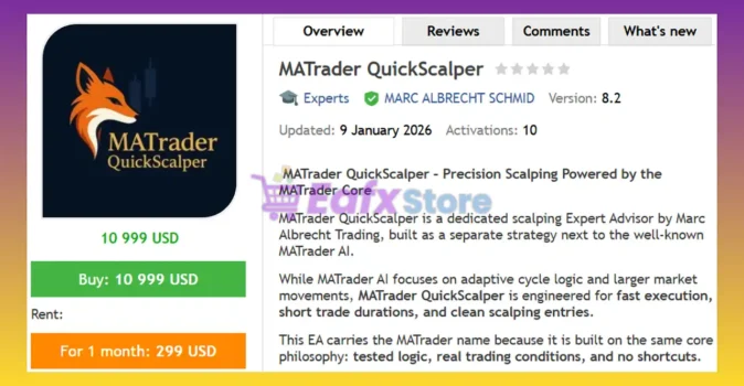 MATrader QuickScalper EA MT4 Review