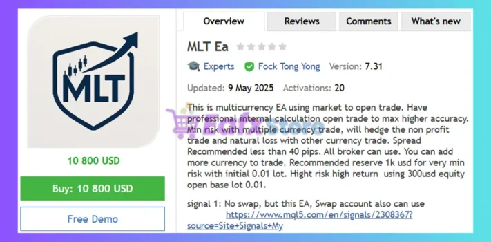 MLT Ea MT4 Review