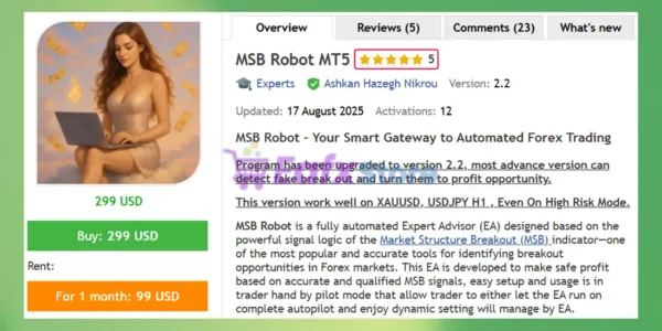 MSB Robot MT5 Overview