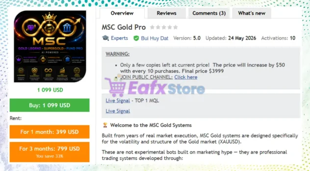 MSC Gold Pro EA Review