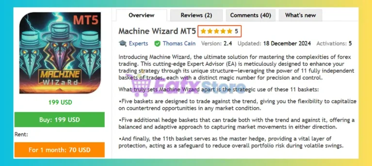 Machine Wizard MT5 Review
