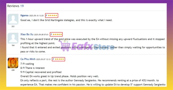 Mad Turtle EA is rated 5 stars by users