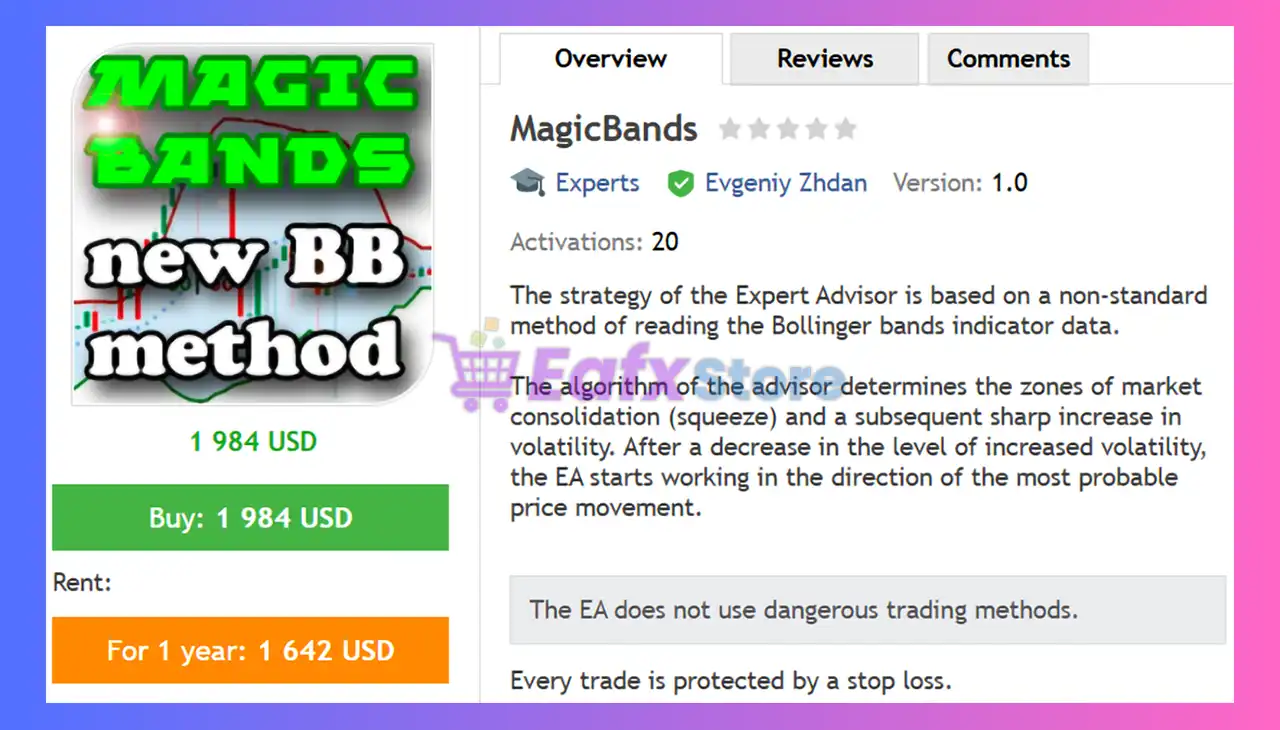 MagicBands EA MT4 (Latest version) – Unlimited 2 MagicBands EA MT4 Review