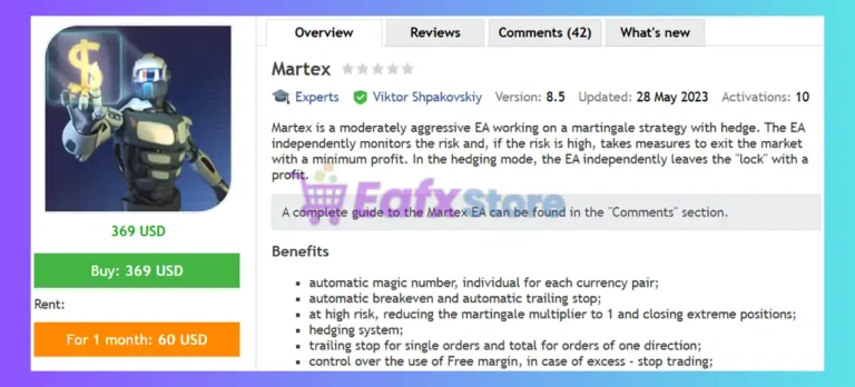 Martex EA MT4 Review