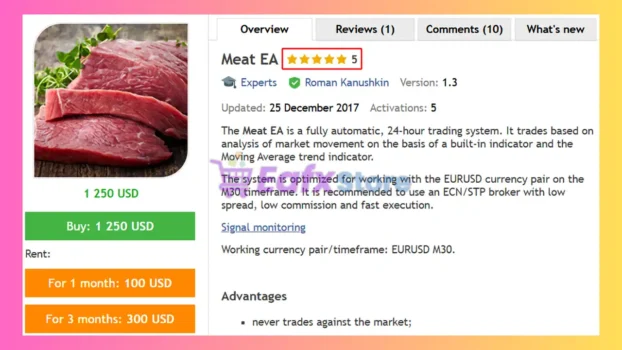 Meat EA MT4 Review