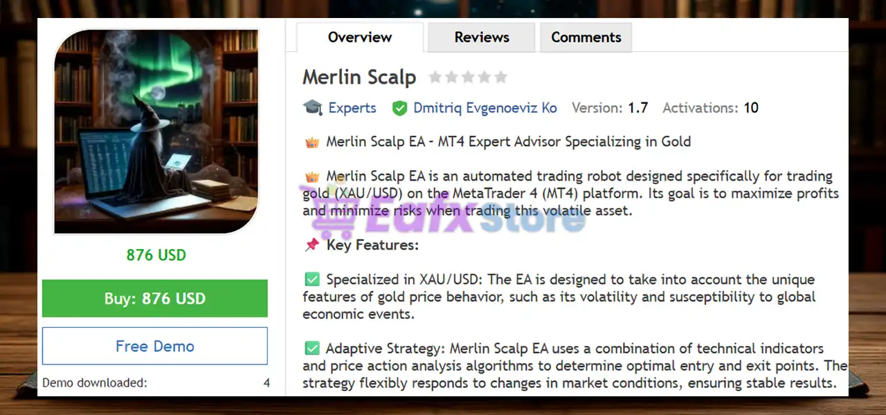 Merlin Scalp EA MT4 (Latest version) - Unlimited 2 Merlin Scalp EA MT4 Review