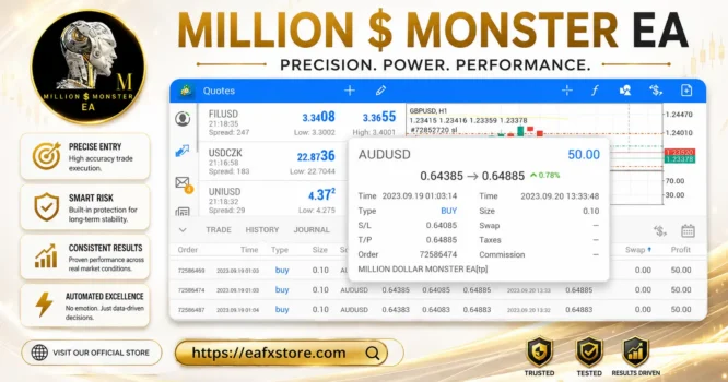 Million Dollar Monster MT4 Trading Results