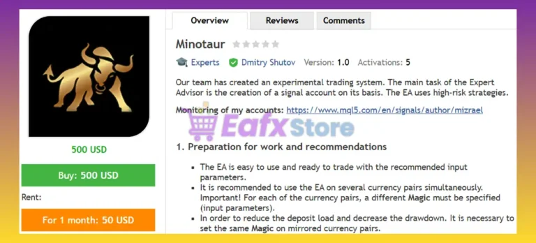 Minotaur EA MT4 Review