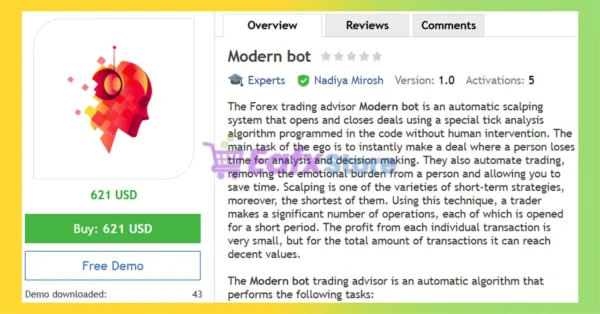 Modern bot MT5 Overview