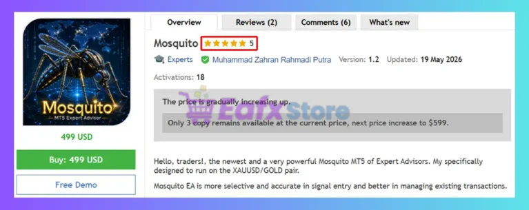 Mosquito EA MT5 Review
