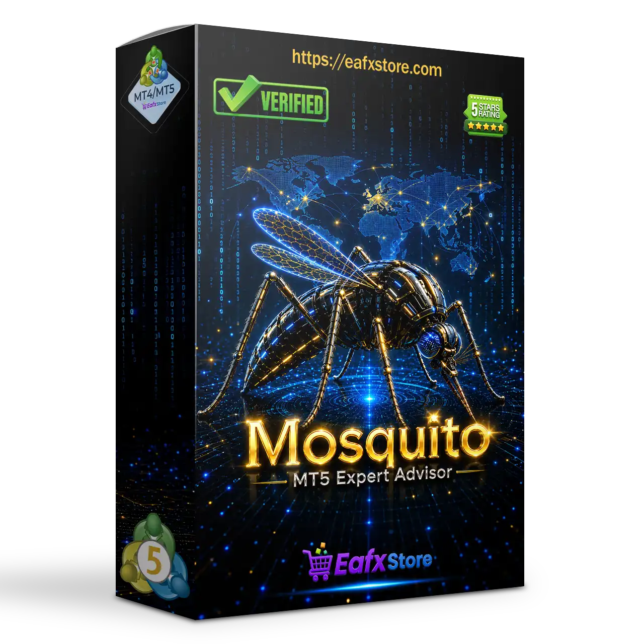 Mosquito EA MT5 v1.3 with SetFiles (Unlimited)