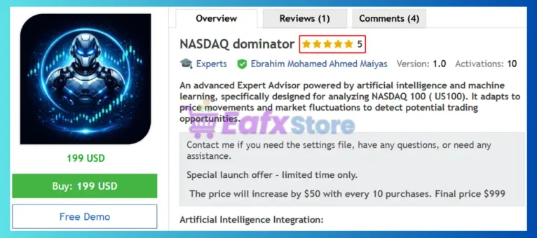 NASDAQ dominator MT5 Review