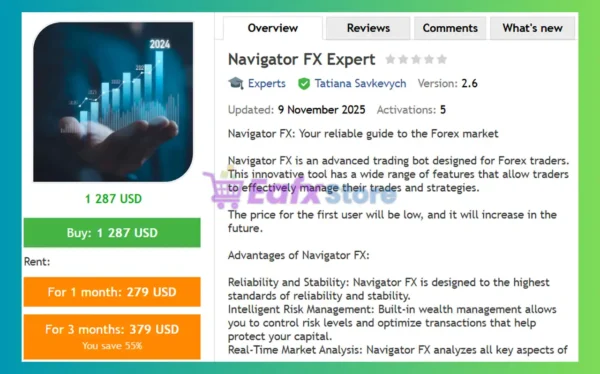Navigator FX Expert MT4 Review