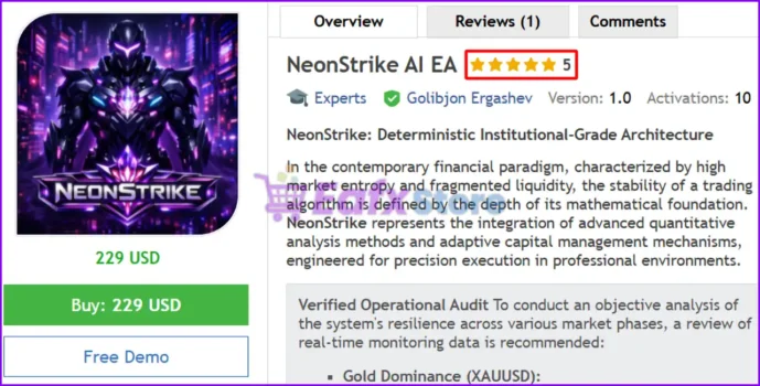 NeonStrike AI EA Reviews