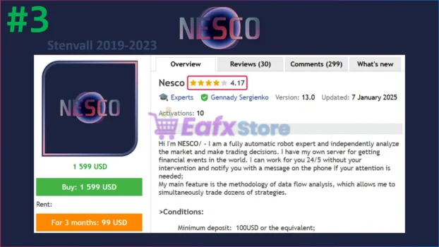Nesco EA MT5 Overview