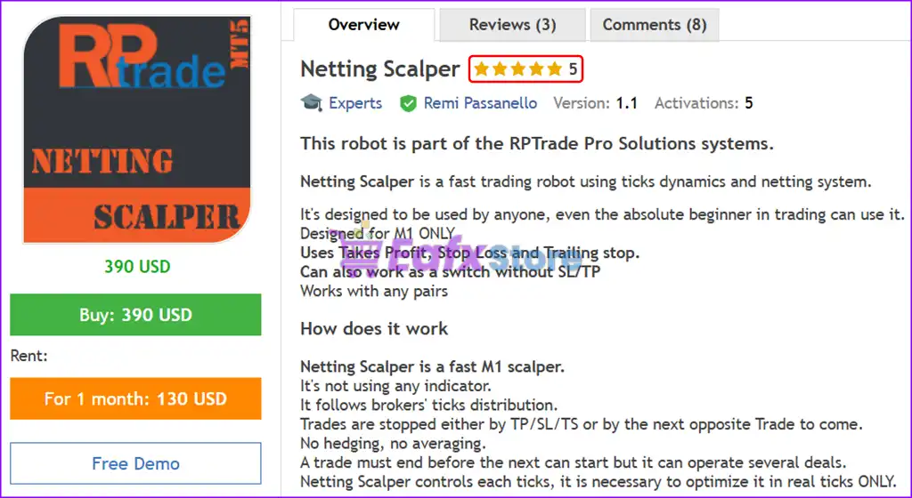 Netting Scalper EA MT5 (Latest version) – GroupBuy 2 Netting Scalper EA MT5 Overview
