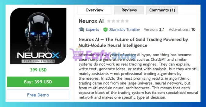 Neurox AI EA MT5 Review