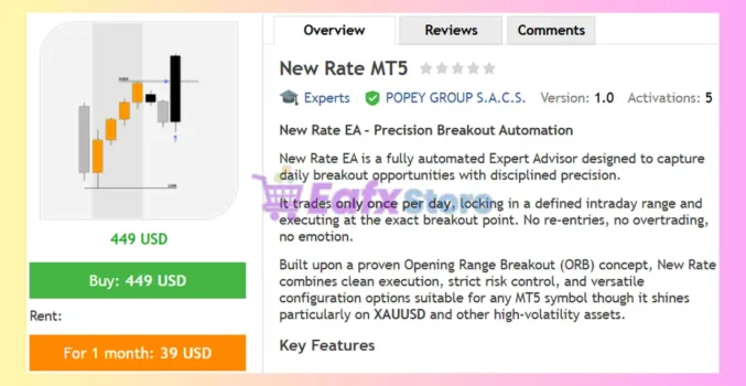 New Rate MT5 Review