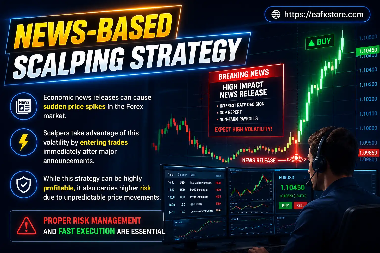 News-Based Scalping Strategy