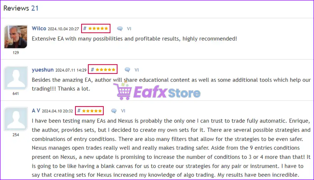 Nexus EA Forex MT5 Review