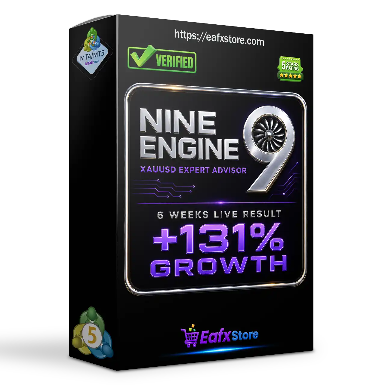 Nine Engine EA MT5 with SetFiles (Latest version) – GroupBuy
