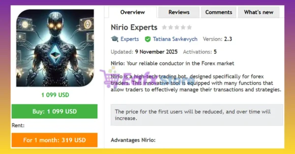 Nirio Experts EA MT4 Review