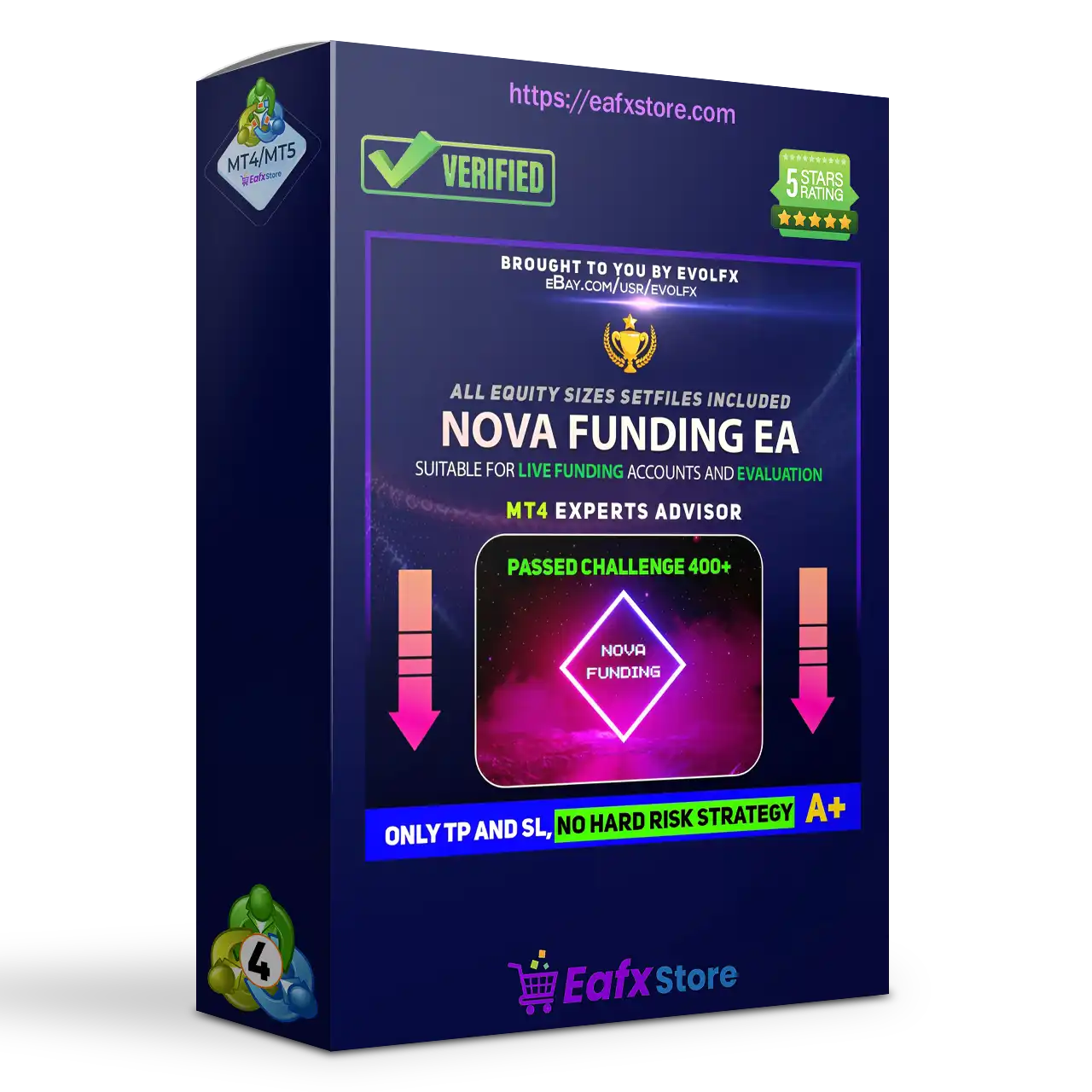 Nova Funding HFT Bot MT4 with SetFiles (Platform build 1444+)