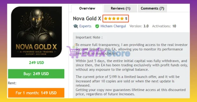 Nova Gold X MT5 Review