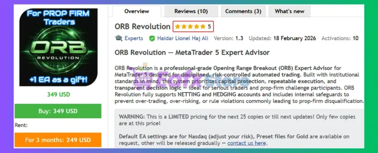 ORB Revolution MT5 Review