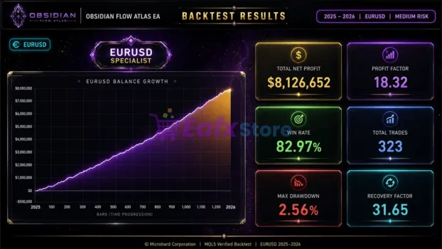 Obsidian Flow Atlas EA Backtest