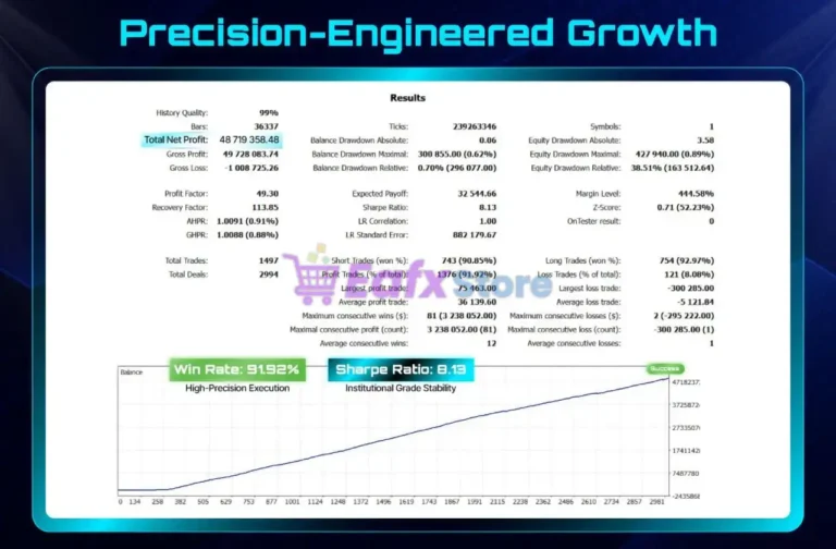 Omega AI MT5 Backtest
