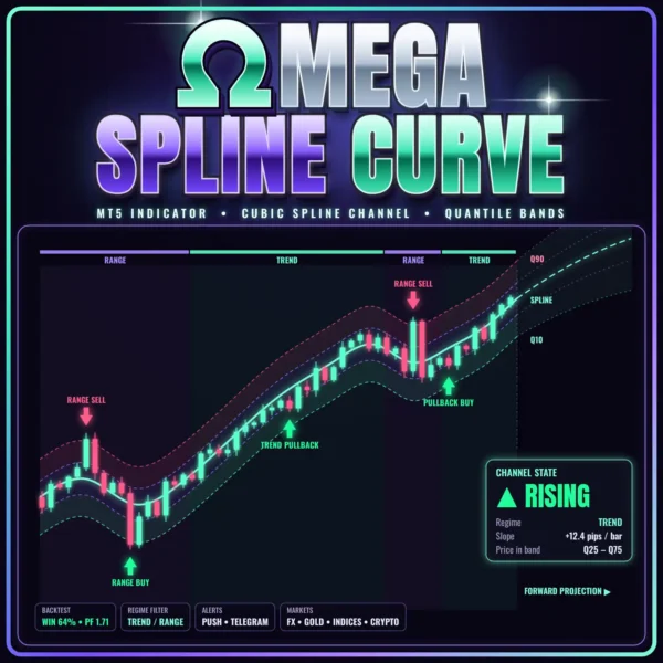 Omega Spline Curve Indicator