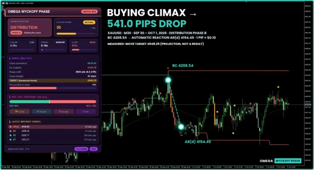 Omega Wyckoff Phase Indicator Review