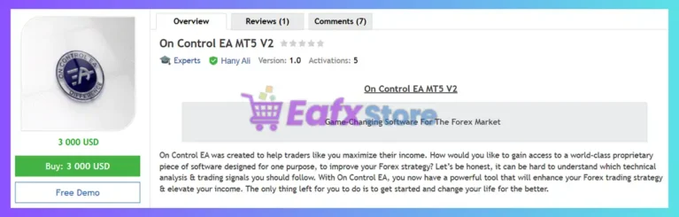On Control EA MT5 Review